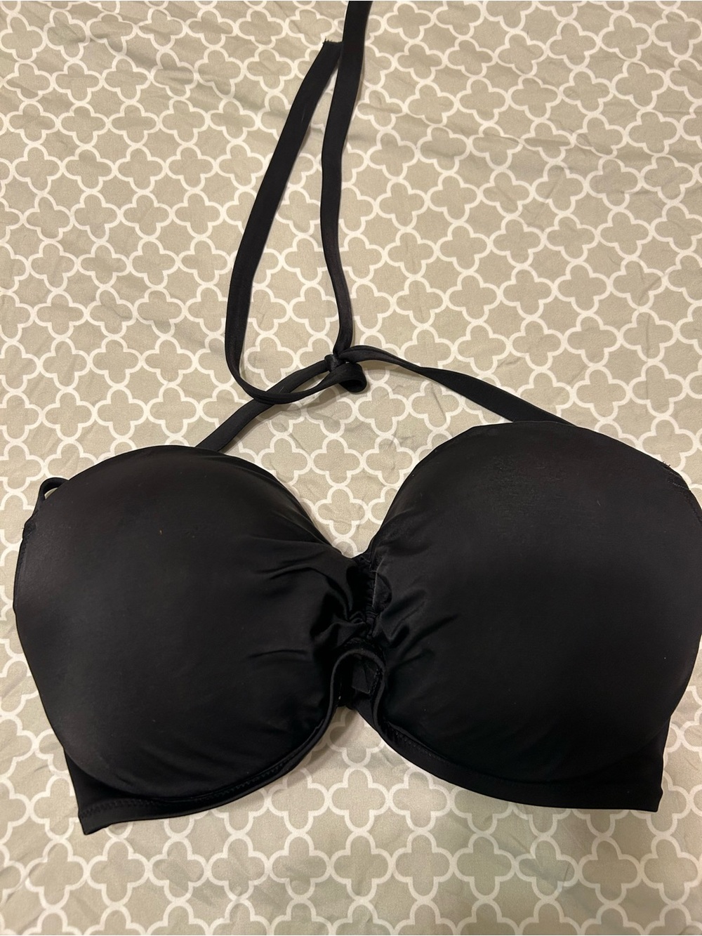 Shade & Shore Black Halter Bikini Top